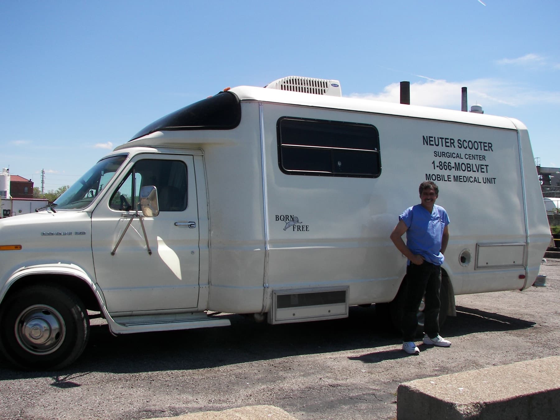 The original Neuter Scooter mobile veterinary unit